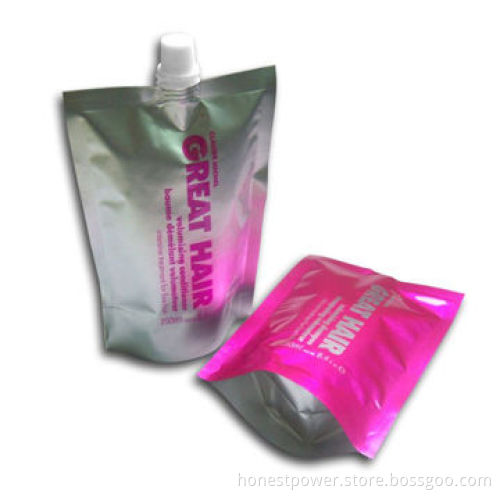 Spout Pouch with Spout and Bottom Gusset, Customized Print Designs and Sizes are Accepted